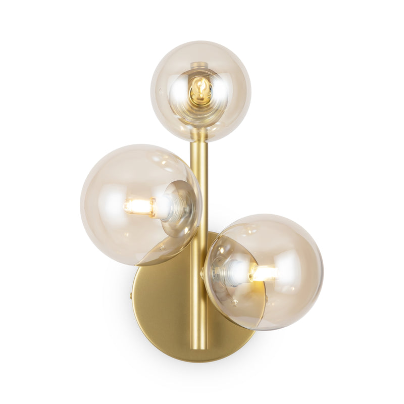 Maytoni Dallas 3L wall sconce lamp, gold G9 H 25.5cm