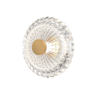 Maytoni Amulet 1L washer sconce lamp, gold LED D 18cm