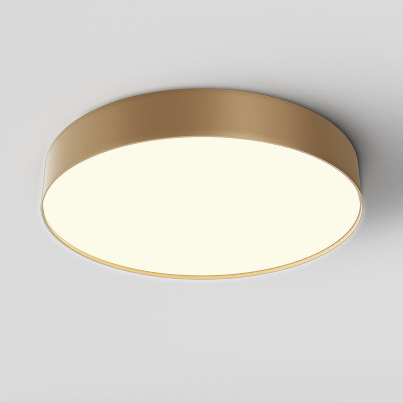 Maytoni Zon 1L flush mount ceiling lamp, black LED D 40cm