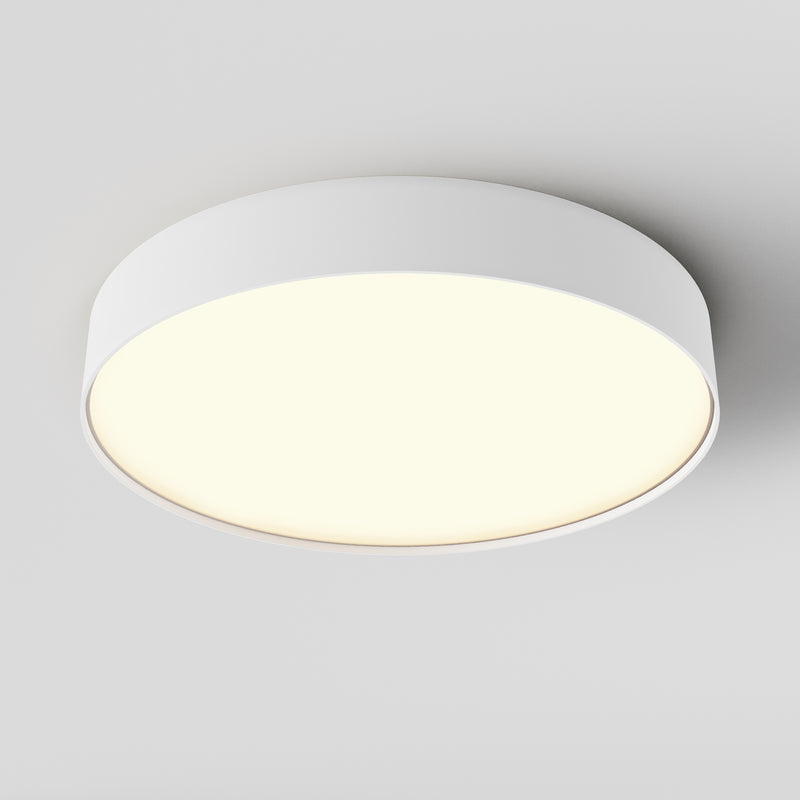 Maytoni Zon 1L flush mount ceiling lamp, black LED D 40cm