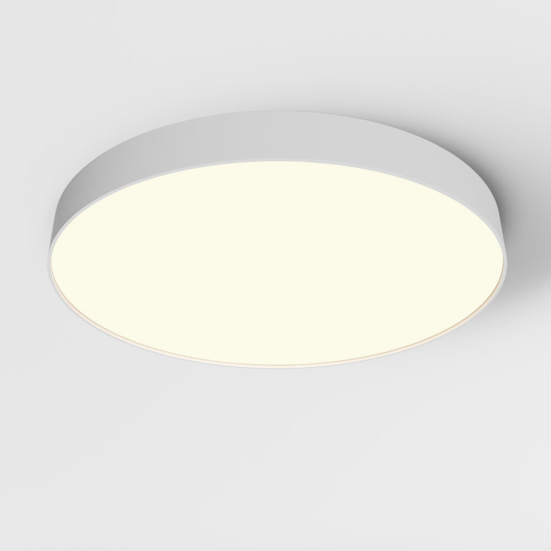 Maytoni Zon 1L flush mount ceiling lamp, black LED D 60cm