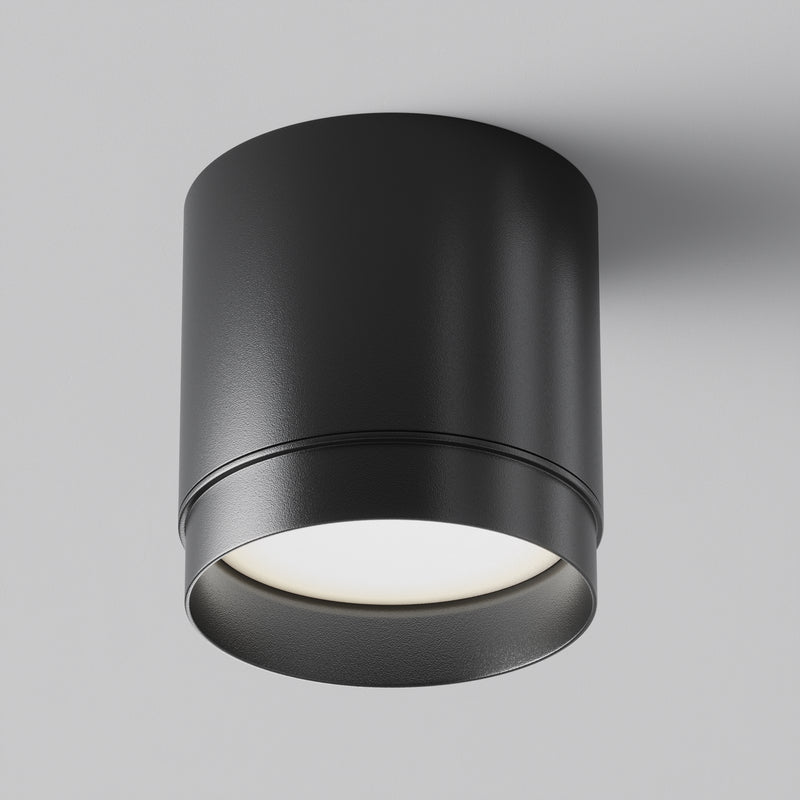 Maytoni Polar 1L ceiling spotlight, black GX53 D 8.2cm