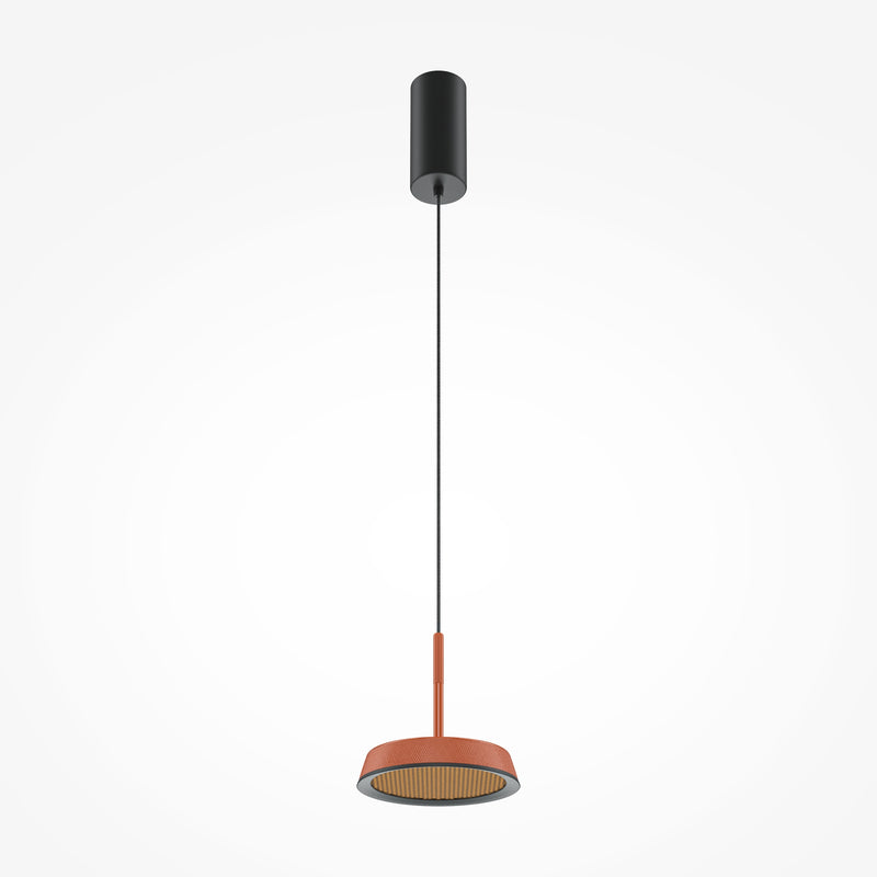 Maytoni El 1L pendant lamp, black LED D 15.3cm