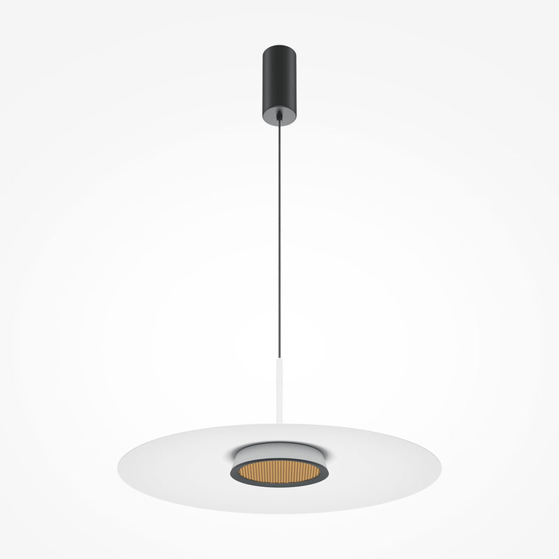 Maytoni El 1L pendant lamp, white LED D 50cm