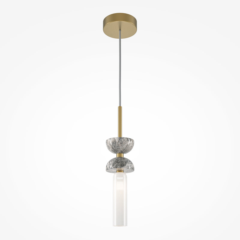 Maytoni Kyoto 1L pendant lamp, black G9 D 10cm