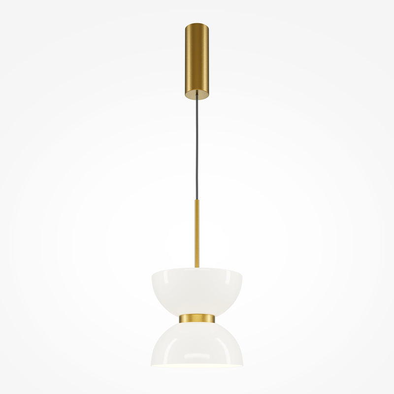 Maytoni Kyoto 1L pendant lamp, black LED D 22cm