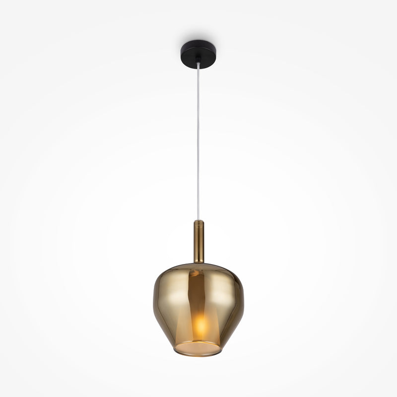 Maytoni Duality 1L suspension, noire E27 D 20cm