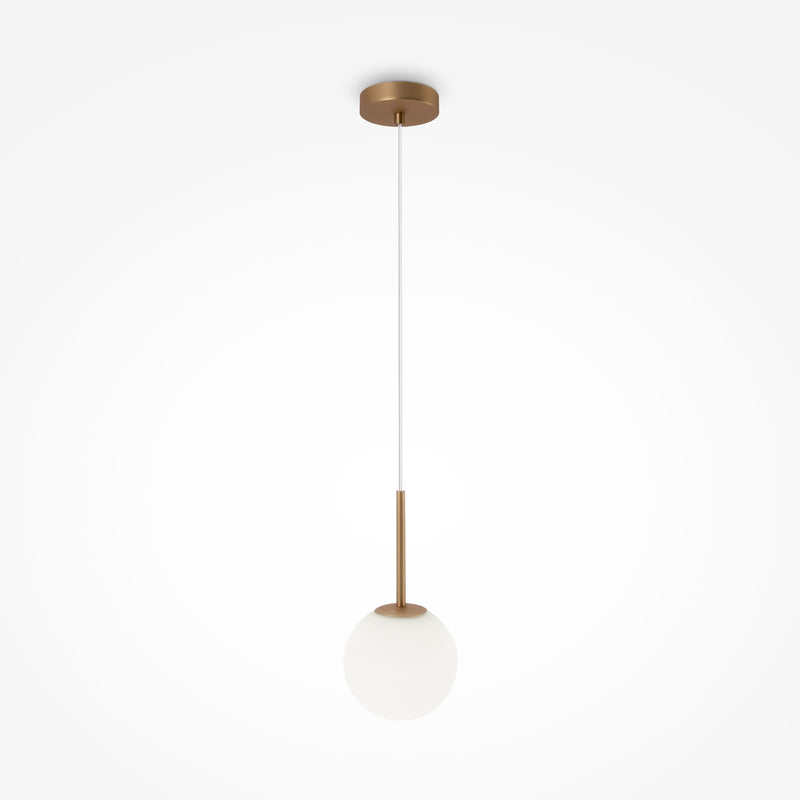 Maytoni Basic form 1L pendant lamp, gold E14 D 15cm