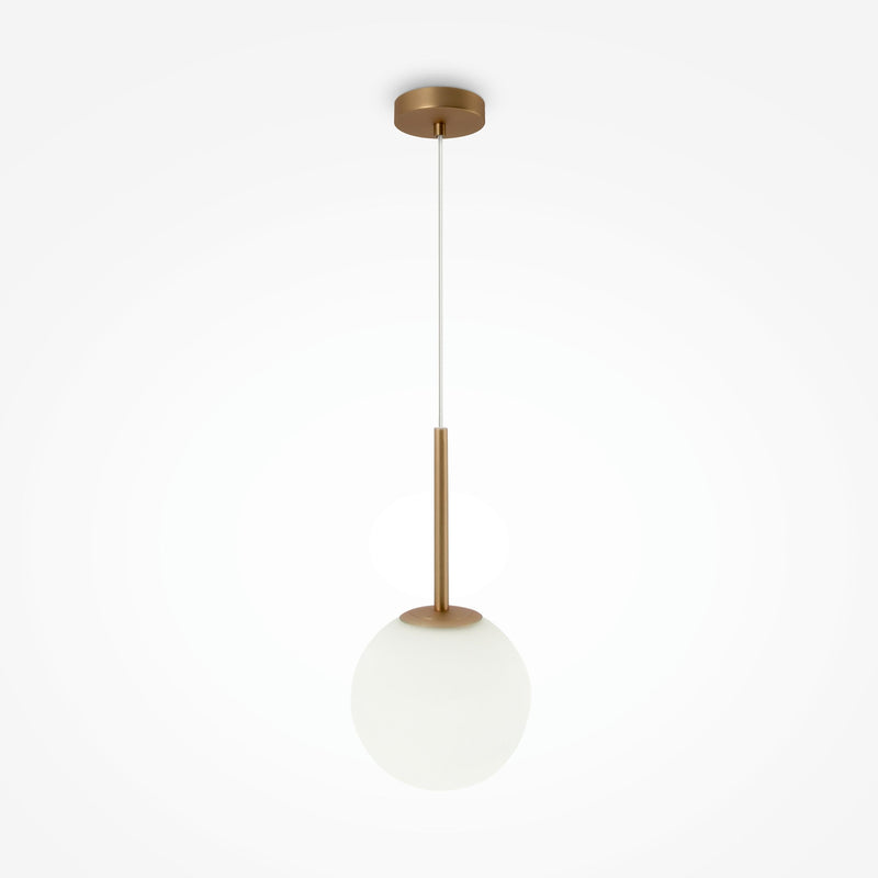 Maytoni Basisvorm 1L hanglamp, goud E14 D 20cm