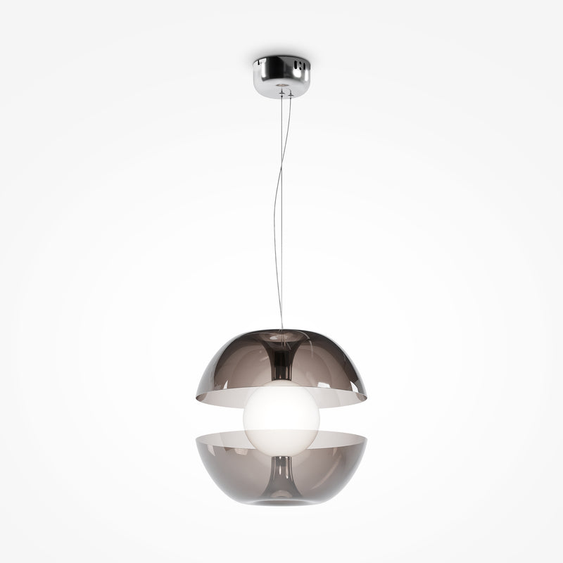 Maytoni Rebel 1L pendant lamp, chrome LED D 30.2cm