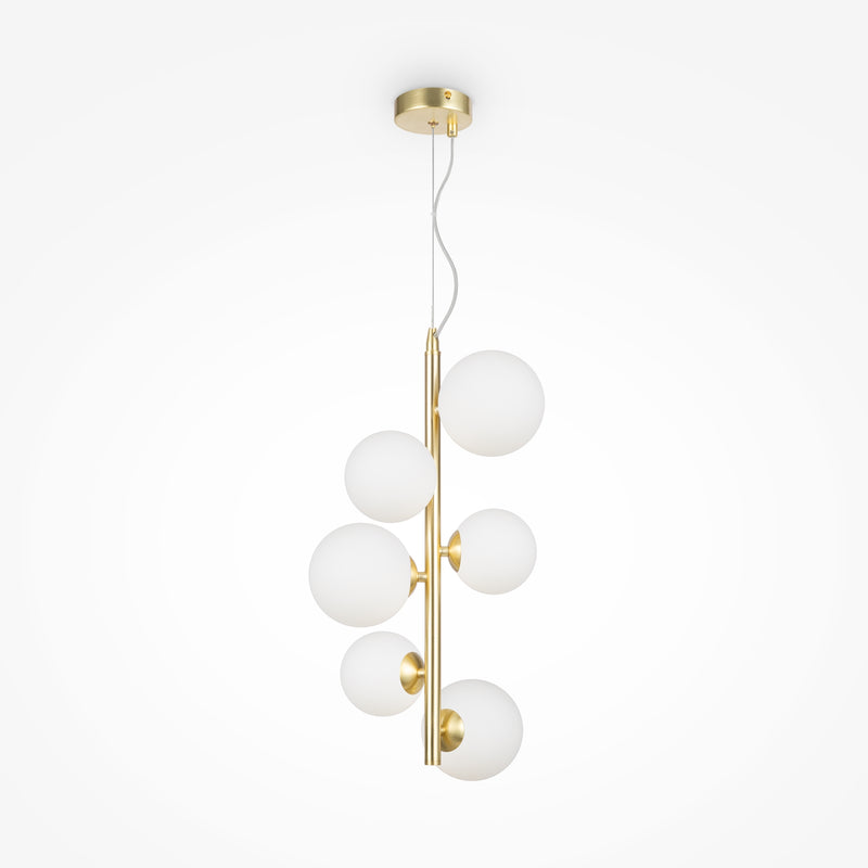 Maytoni Dallas 6L hanglamp, zwart G9 D 29cm