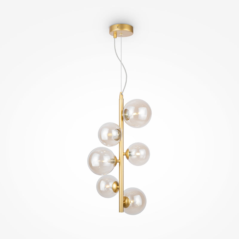 Maytoni Dallas 6L hanglamp, zwart G9 D 29cm