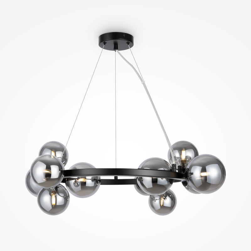 Maytoni Dallas 11L suspension, noire G9 D 67cm