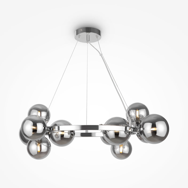 Maytoni Dallas 11L hanglamp, zwart G9 D 67cm