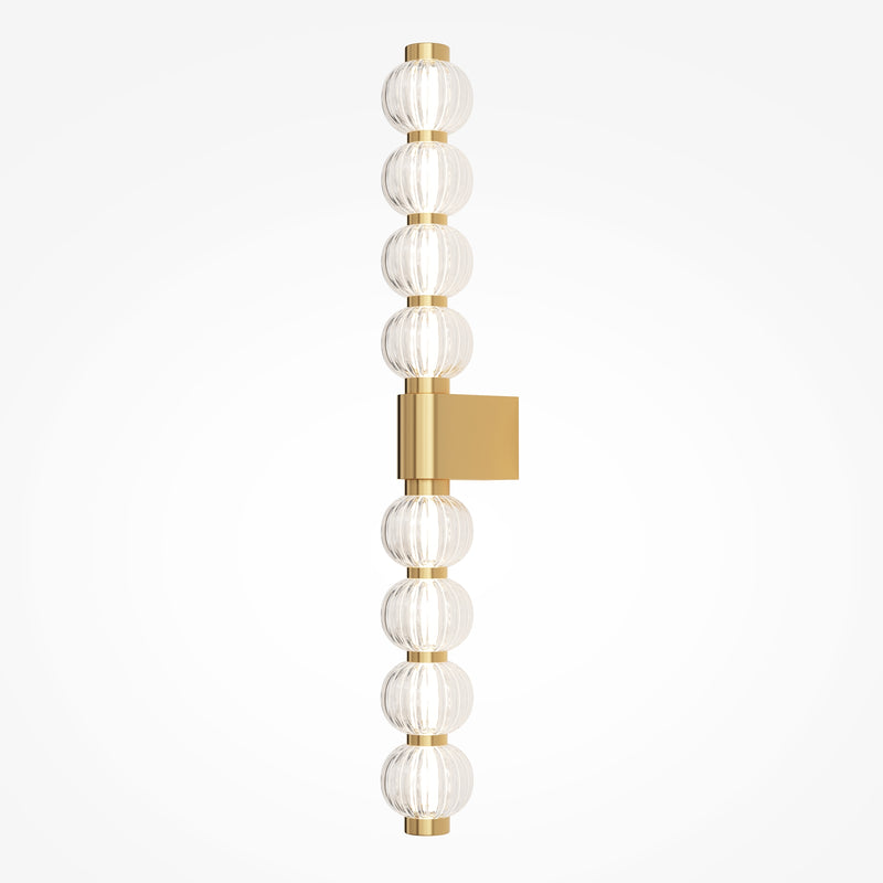 Applique Maytoni Amulet 1L, doré LED H 76cm