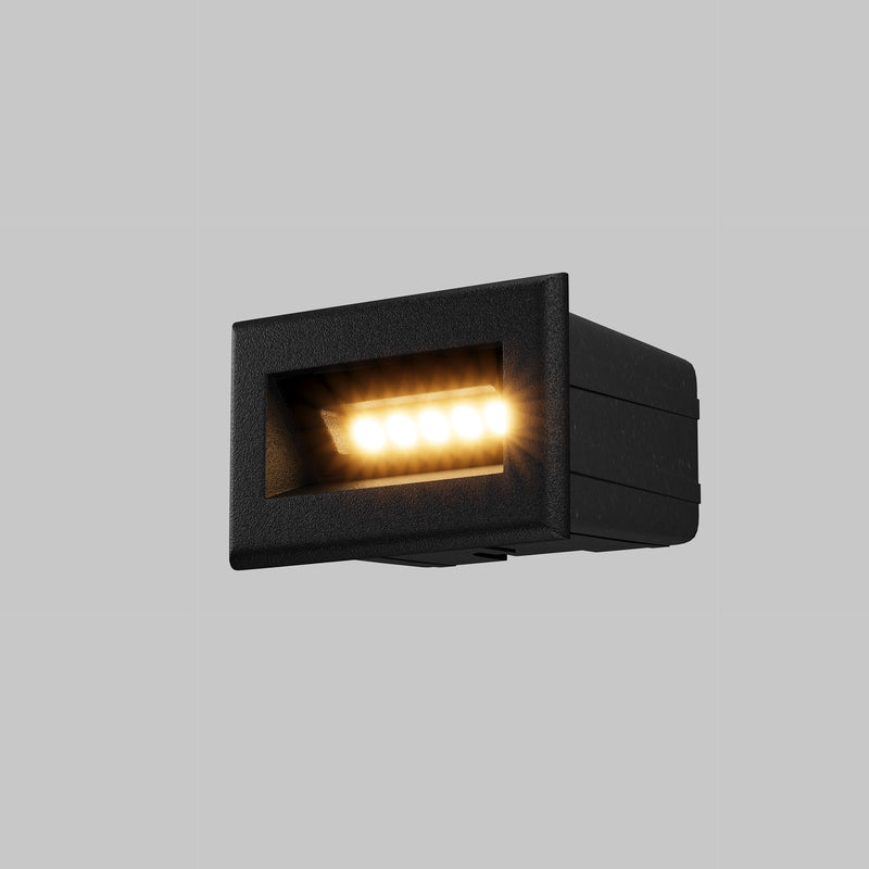 Maytoni Bosca 1L outdoor spotlight led, black LED