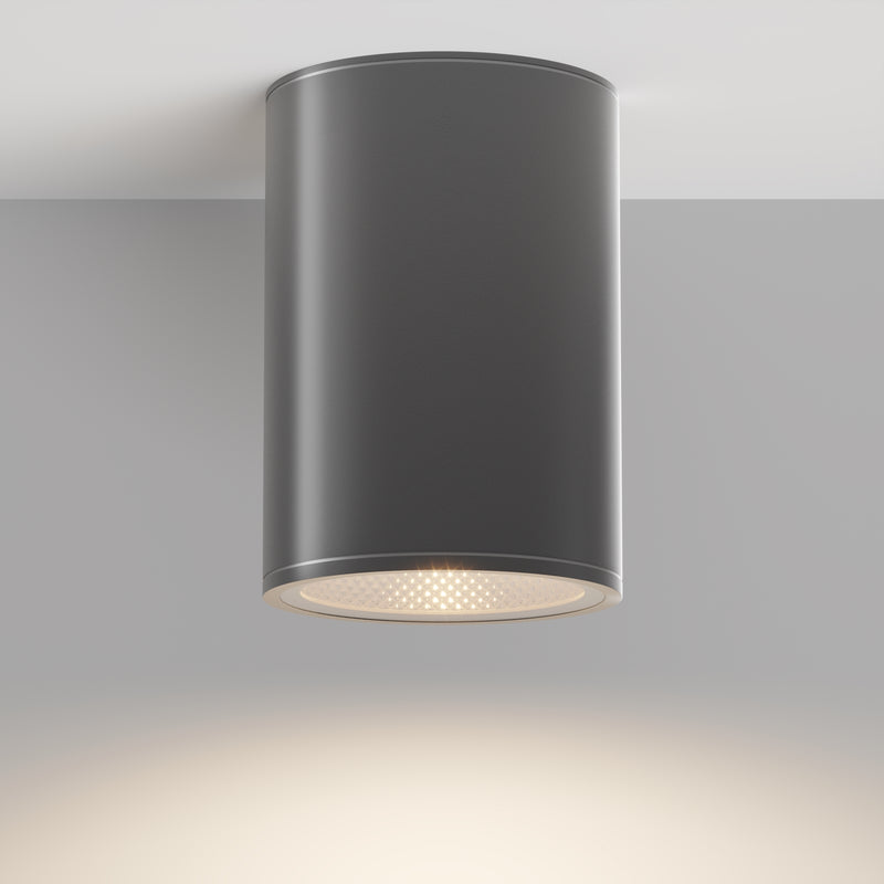 Maytoni Bar 1L ulkokohdevalo, grafiitti LED D 10,8cm