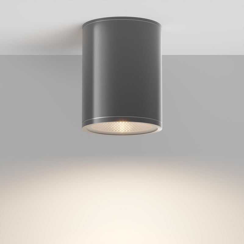 Spot extérieur Maytoni Bar 1L, graphite LED D 9cm