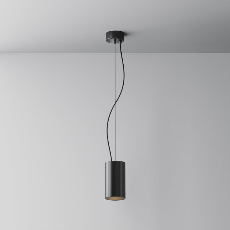 Maytoni Efir 1L ceiling pendant spotlight, black LED D 7.5cm