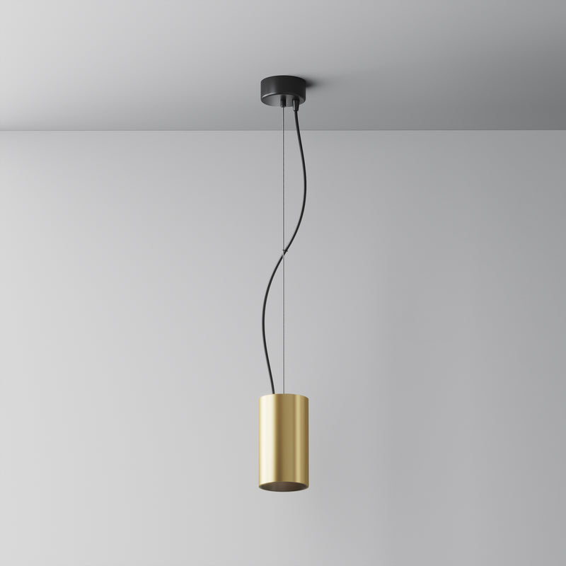 Maytoni Efir 1L ceiling pendant spotlight, black LED D 7.5cm