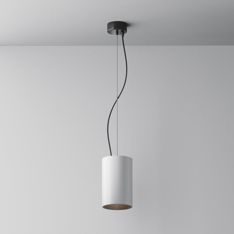 Maytoni Efir 1L pendant lamp, black LED D 10.5cm