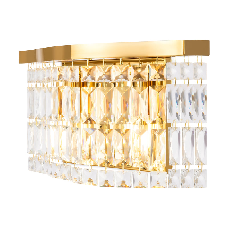 Maytoni Dune 2L vaskemaskine sconce væglampe, guld E14 H 18cm