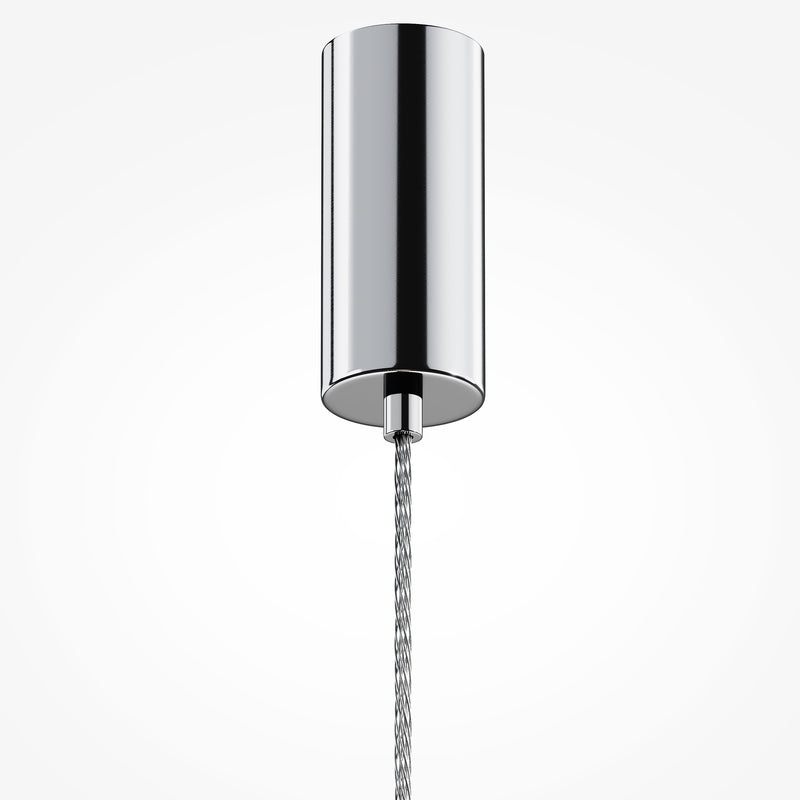 Maytoni Ordo 1L pendant lamp, chrome LED D 8cm