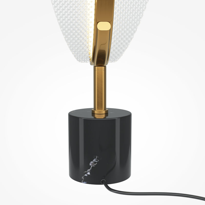 Lampe spécialisée Maytoni Breeze 1L, laiton LED H 63,1cm