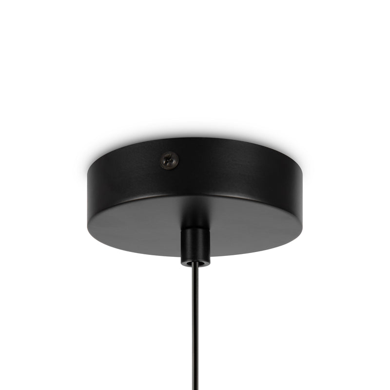 Maytoni Basic form 1L pendant lamp, black E14 D 20cm