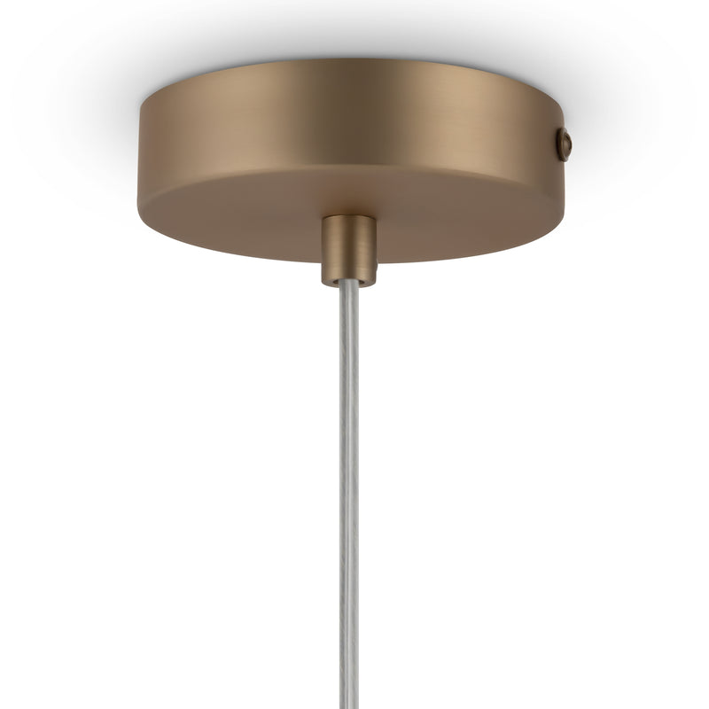 Maytoni Basic form 1L pendant lamp, gold E14 D 18cm