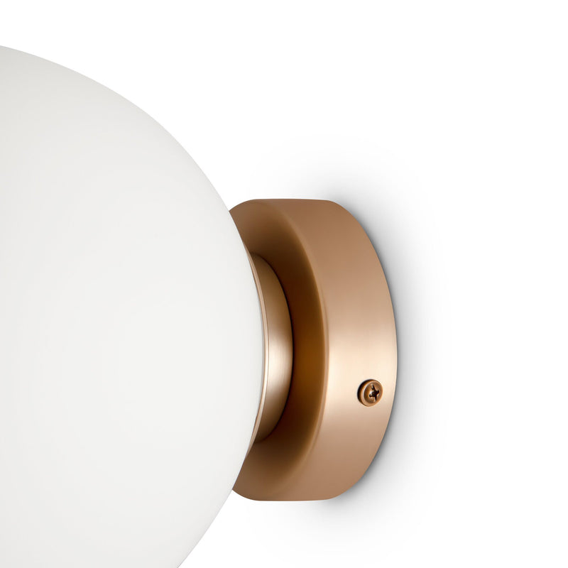 Maytoni Basic form 1L washer sconce lamp, gold E14 D 15cm