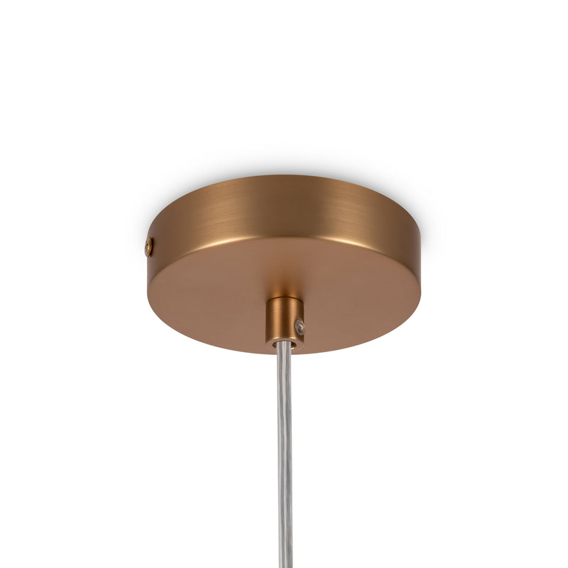 Maytoni Basic form 1L pendant lamp, gold G9 D 15cm