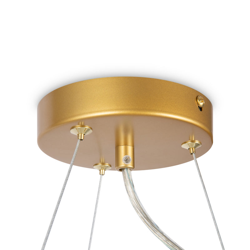 Maytoni Dallas 11L chandelier, gold G9 D 67cm