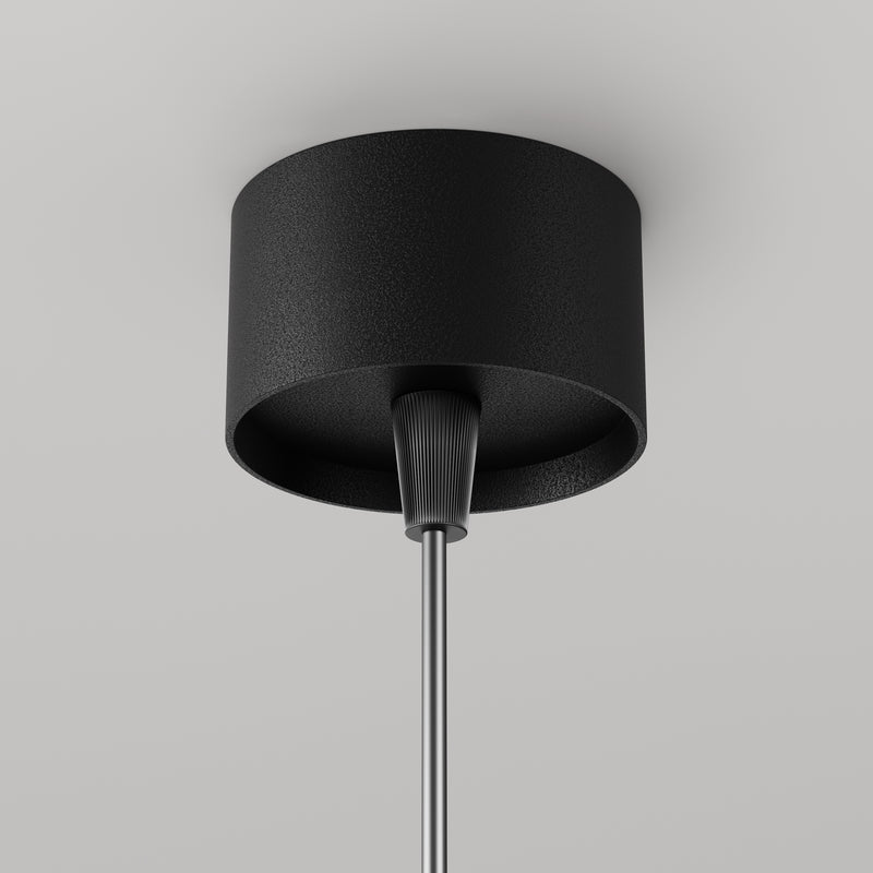 Maytoni Focus LED 1L ceiling pendant spotlight, black LED D 5.2cm