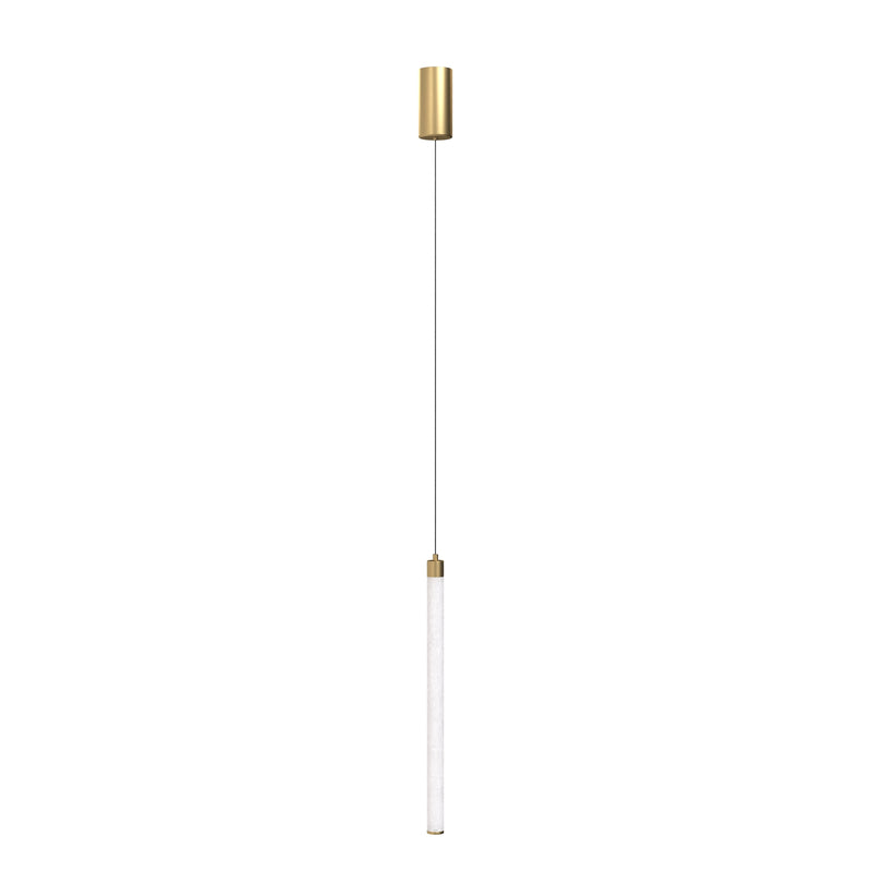 Maytoni Ray 1L pendant lamp, gold LED D 3cm