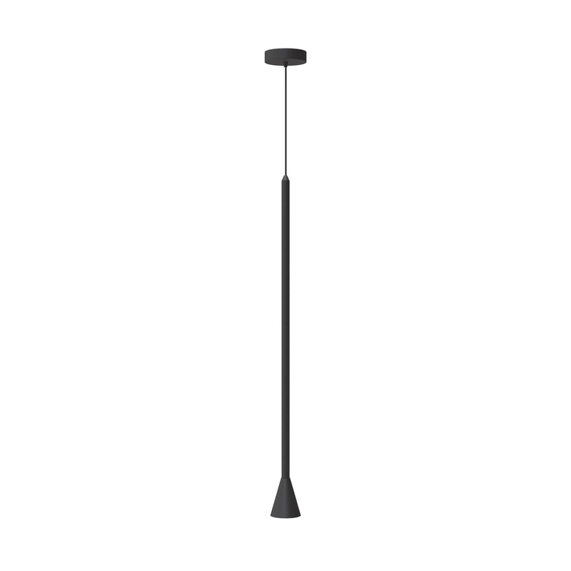 Maytoni Arrow 1L pendant lamp, black GU10 D 7.5cm