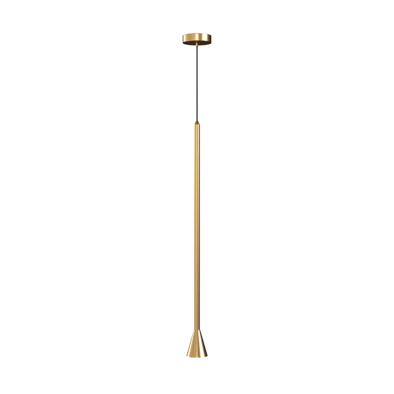 Maytoni Arrow 1L pendant lamp, gold GU10 D 7.5cm