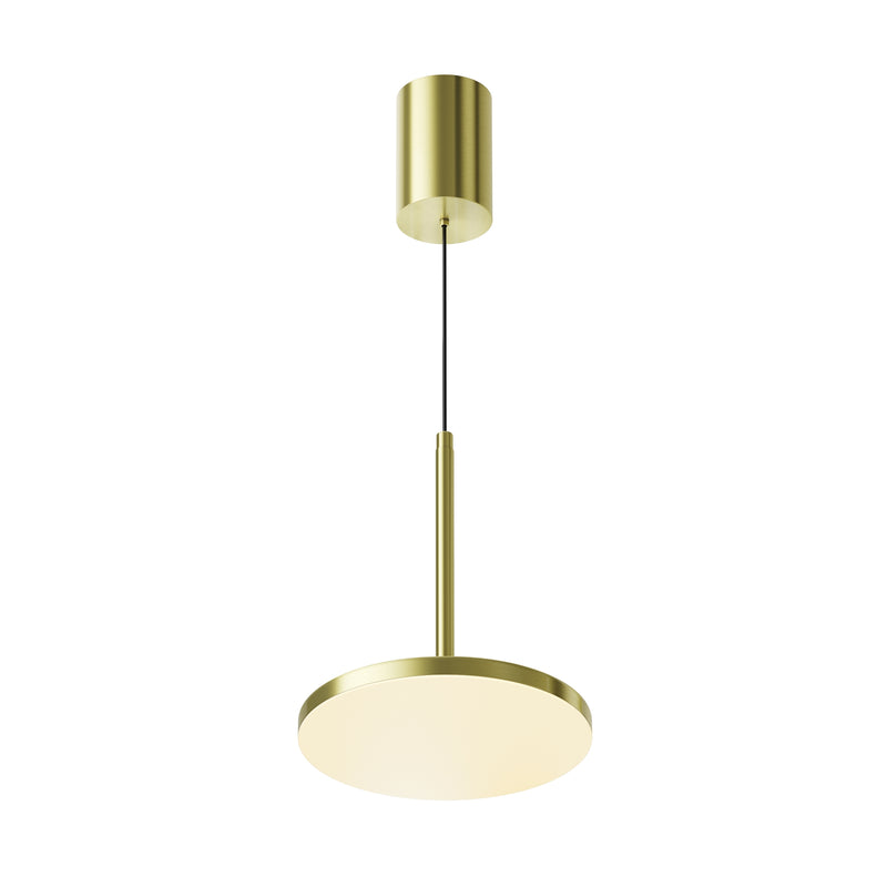 Maytoni Plato 1L pendant lamp, brass LED D 18.5cm