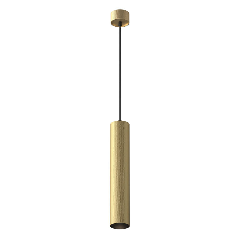 Maytoni Artisan 1L pendant lamp, matt gold GU10 D 5.4cm