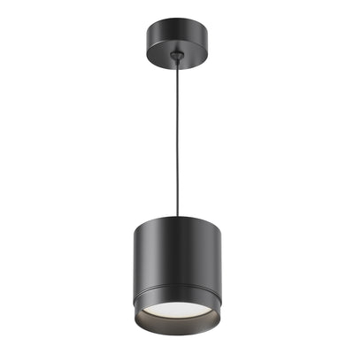 Maytoni Polar 1L pendant lamp, black GX53 D 8.2cm