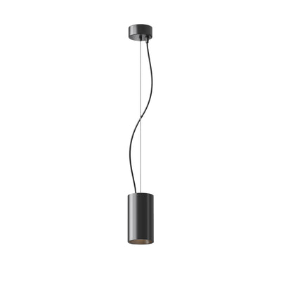 Maytoni Efir 1L pendant lamp, black LED D 7.5cm