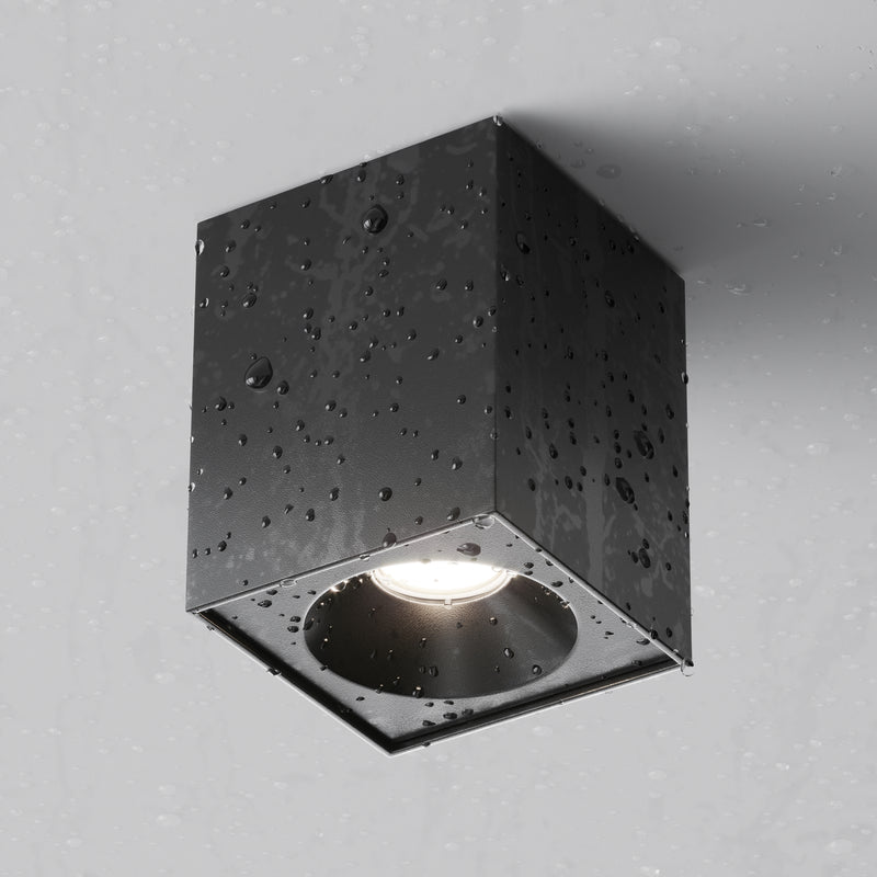 Maytoni Zoom 1L ceiling spotlight, black GU10 H 11.5cm