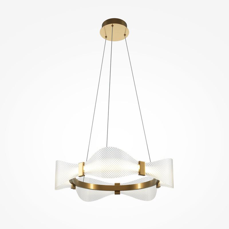 Maytoni Breeze 1L hanglamp, messing LED D 60cm