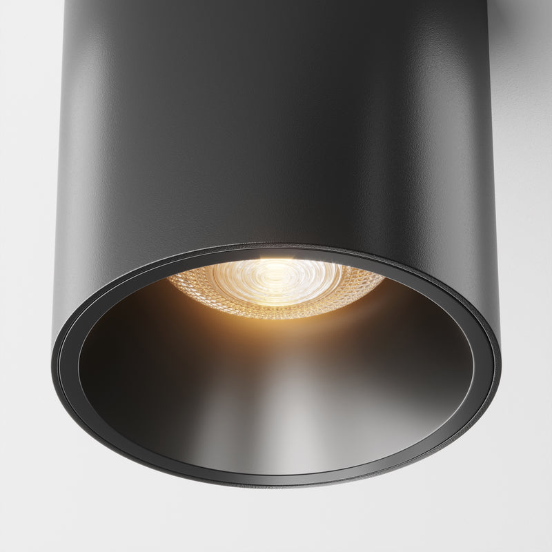 Maytoni Alfa LED 1L ceiling spotlight, black LED D 7cm