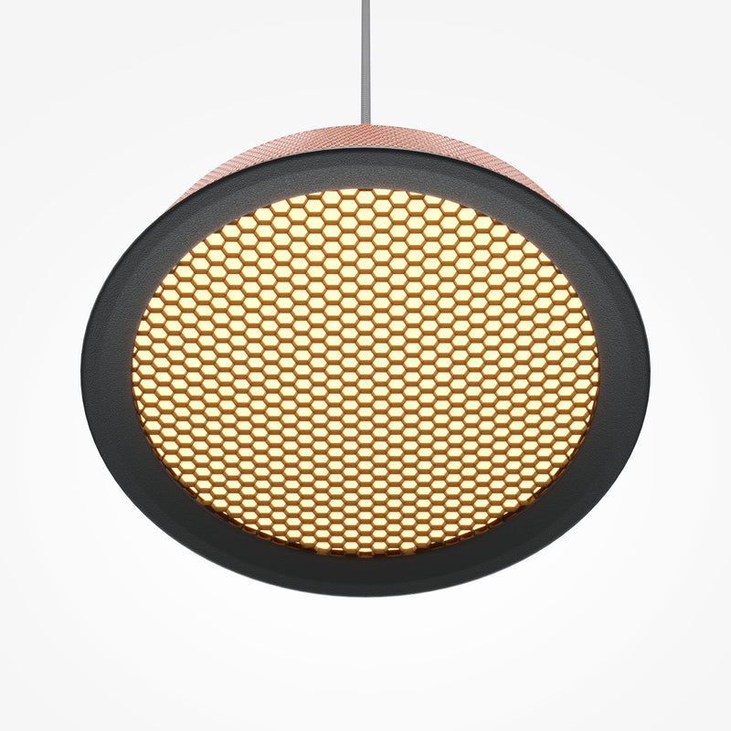 Maytoni El 1L pendant lamp, black LED D 15.3cm