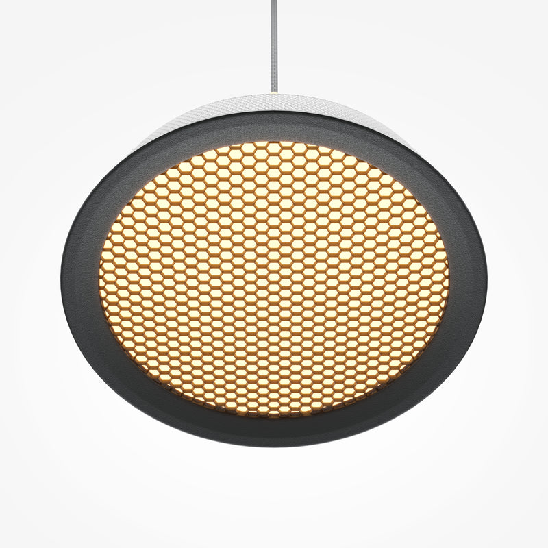 Maytoni El 1L pendant lamp, black LED D 15.3cm