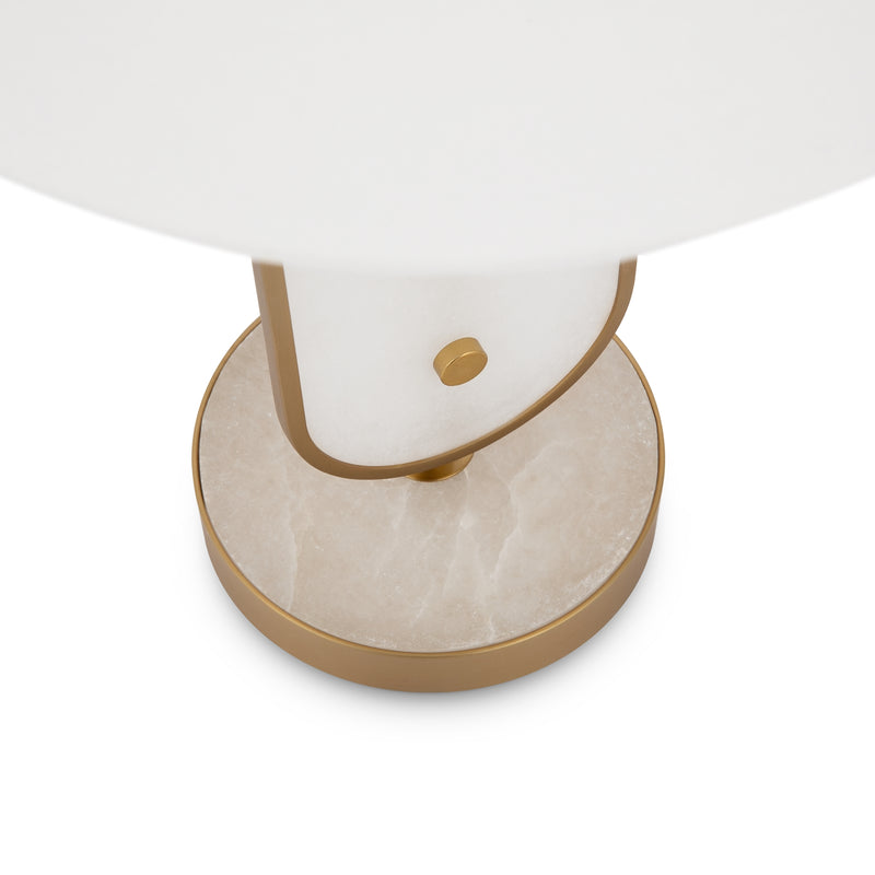 Lampe de table Maytoni Marmo 1L, or E27 D 28cm