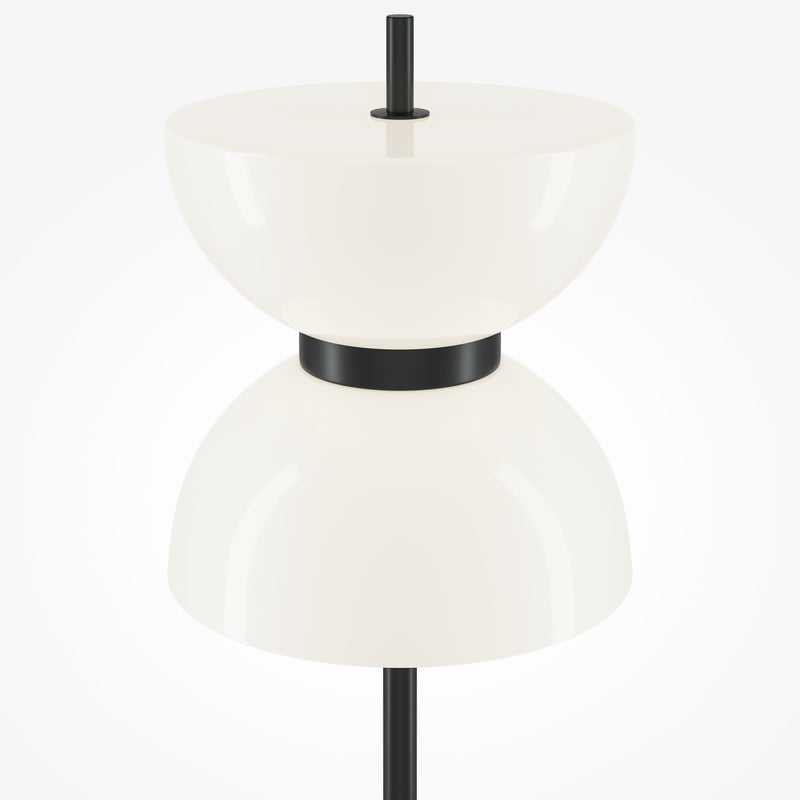 Maytoni Kyoto 1L floor lamp, black LED D 22cm