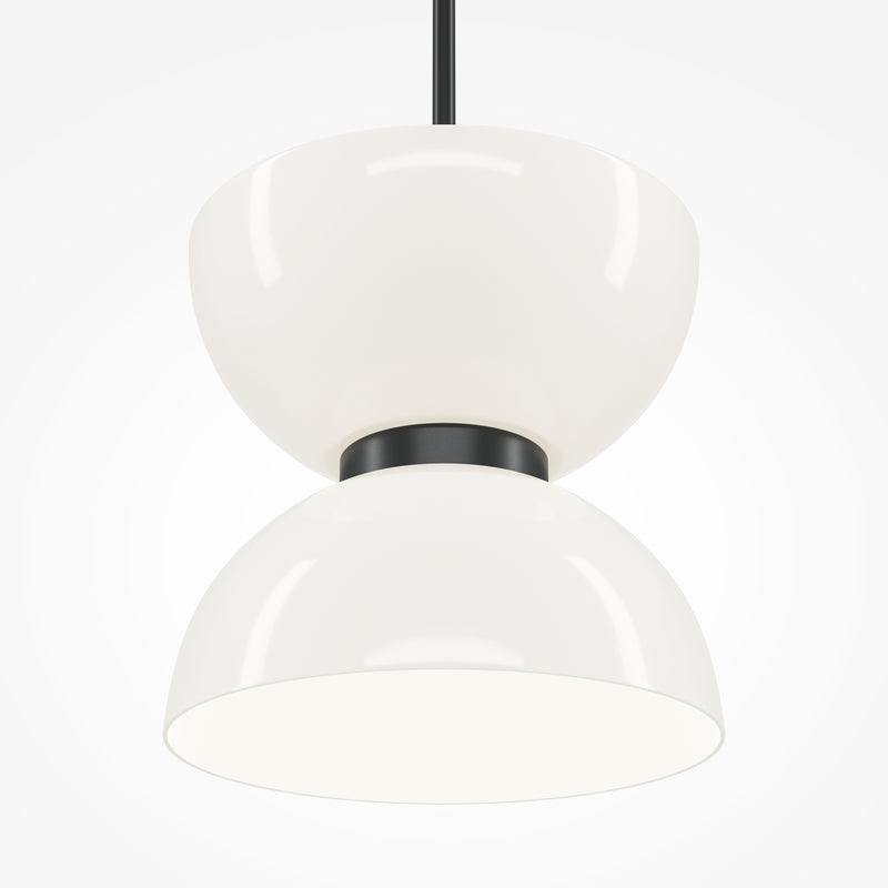 Maytoni Kyoto 1L pendant lamp, black LED D 22cm