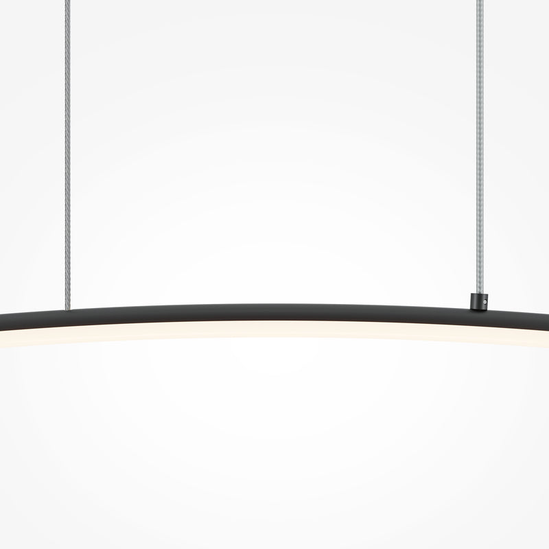 Maytoni Light Reflection 1L track lighting lamp, black LED H 305.7cm